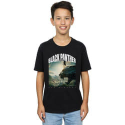 Marvel - T-shirt FOR WAKANDA - Garçon (Noir)