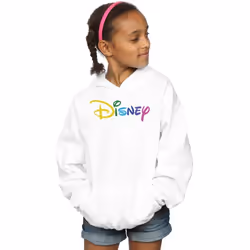 Disney - Sweat à capuche - Fille (Blanc)