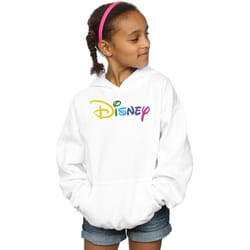 Disney - Sweat à capuche - Fille (Blanc)