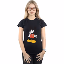 Disney - T-shirt ANGRY LOOK DOWN - Femme (Noir)
