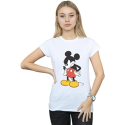 Disney - T-shirt ANGRY LOOK DOWN - Femme (Blanc)