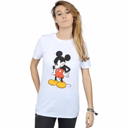 Disney - T-shirt ANGRY LOOK DOWN - Femme (Blanc)
