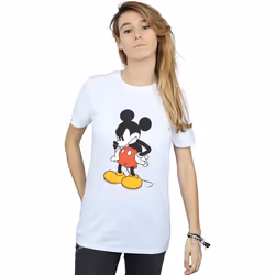 Disney - T-shirt ANGRY LOOK DOWN - Femme (Blanc)