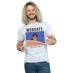 Disney Princess - T-shirt MONDAYS GOT ME LIKE - Homme (Gris chiné)