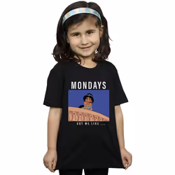 Disney Princess - T-shirt MONDAYS GOT ME LIKE - Fille (Noir)