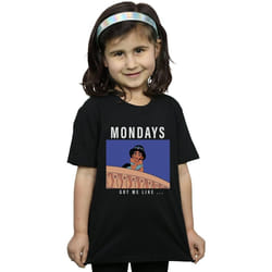 Disney Princess - T-shirt MONDAYS GOT ME LIKE - Fille (Noir)