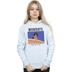 Disney Princess - Sweat à capuche MONDAYS GOT ME LIKE - Femme (Gris chiné)