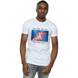 Disney Princess - T-shirt WAITING FOR THE WEEKEND - Homme (Blanc)