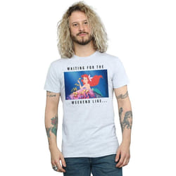 Disney Princess - T-shirt WAITING FOR THE WEEKEND - Homme (Gris chiné)