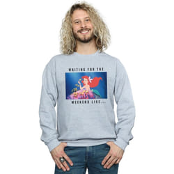 Disney Princess - Sweat WAITING FOR THE WEEKEND - Homme (Gris chiné)