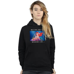 Disney Princess - Sweat à capuche WAITING FOR THE WEEKEND - Femme (Noir)