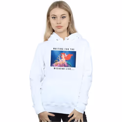 Disney Princess - Sweat à capuche WAITING FOR THE WEEKEND - Femme (Blanc)