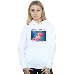 Disney Princess - Sweat à capuche WAITING FOR THE WEEKEND - Femme (Blanc)