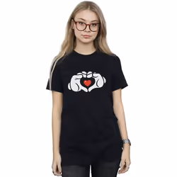 Disney - T-shirt - Femme (Noir)