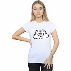 Disney - T-shirt LOVES YOU - Femme (Blanc)