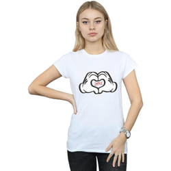 Disney - T-shirt LOVES YOU - Femme (Blanc)