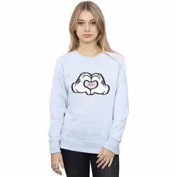 Disney - Sweat LOVES YOU - Femme (Gris chiné)