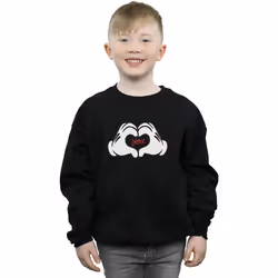 Disney - Sweat LOVES YOU - Garçon (Noir)