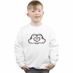 Disney - Sweat LOVES YOU - Garçon (Blanc)
