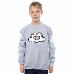 Disney - Sweat LOVES YOU - Garçon (Gris chiné)