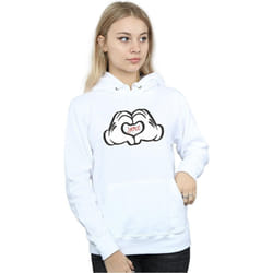 Disney - Sweat à capuche LOVES YOU - Femme (Blanc)