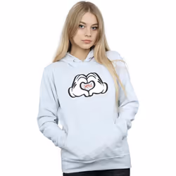 Disney - Sweat à capuche LOVES YOU - Femme (Gris chiné)