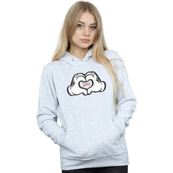 Disney - Sweat à capuche LOVES YOU - Femme (Gris chiné)