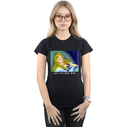 Disney Princess - T-shirt FIVE MORE MINUTES - Femme (Noir)