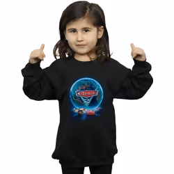 Disney - Sweat CARS - Fille (Noir)