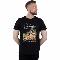Disney - T-shirt AND THE SEVEN DWARFS - Homme (Noir)
