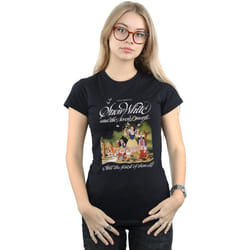 Disney - T-shirt AND THE SEVEN DWARFS - Femme (Noir)