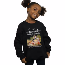Disney - Sweat AND THE SEVEN DWARFS - Fille (Noir)