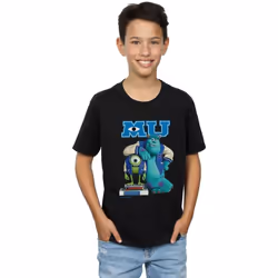 Disney - T-shirt MONSTERS UNIVERSITY - Garçon (Noir)