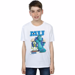 Disney - T-shirt MONSTERS UNIVERSITY - Garçon (Blanc)