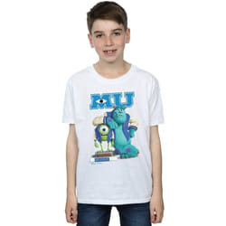 Disney - T-shirt MONSTERS UNIVERSITY - Garçon (Blanc)