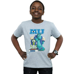 Disney - T-shirt MONSTERS UNIVERSITY - Garçon (Gris chiné)