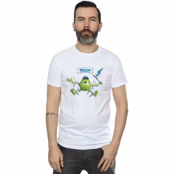 Disney - T-shirt MONSTERS UNIVERSITY - Homme (Blanc)