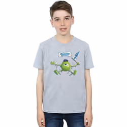 Disney - T-shirt MONSTERS UNIVERSITY - Garçon (Gris chiné)