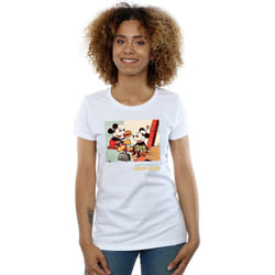 Disney - T-shirt BUILDING A BUILDING - Femme (Blanc)