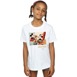 Disney - T-shirt BUILDING A BUILDING - Fille (Blanc)