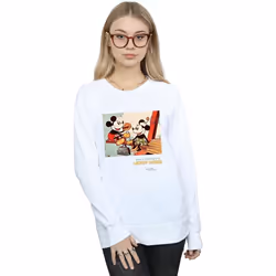 Disney - Sweat BUILDING A BUILDING - Femme (Blanc)