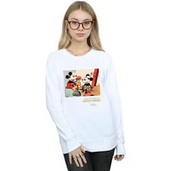Disney - Sweat BUILDING A BUILDING - Femme (Blanc)