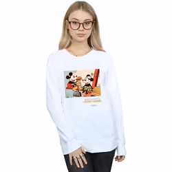 Disney - Sweat BUILDING A BUILDING - Femme (Blanc)