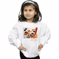 Disney - Sweat BUILDING A BUILDING - Fille (Blanc)