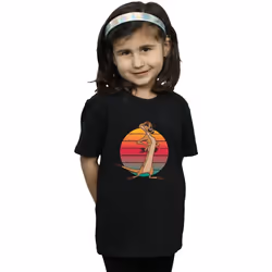 Disney - T-shirt THE LION KING - Fille (Noir)