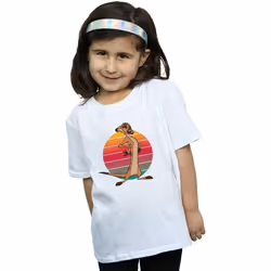 Disney - T-shirt THE LION KING - Fille (Blanc)