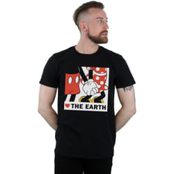 Disney - T-shirt HEART THE EARTH - Homme (Noir)