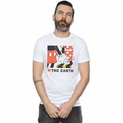 Disney - T-shirt HEART THE EARTH - Homme (Blanc)