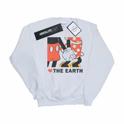 Disney - Sweat HEART THE EARTH - Homme (Blanc)