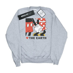 Disney - Sweat HEART THE EARTH - Homme (Gris chiné)